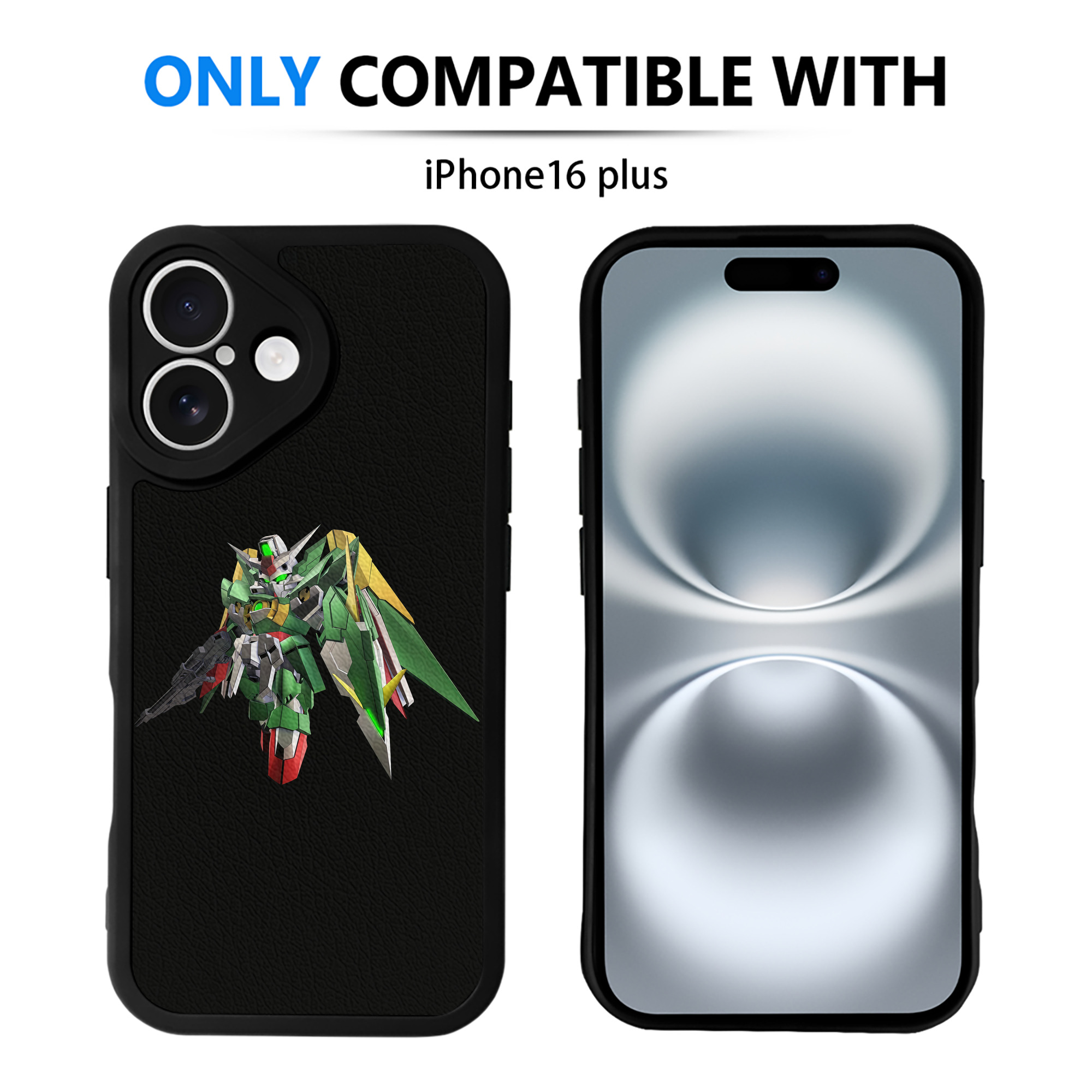 （画像用） 機動戦士ガンダム Mobile Suit Gundam 【iPhone 16シリーズ対応】シリコンスマホケース（レザー調） 材質：シリコン